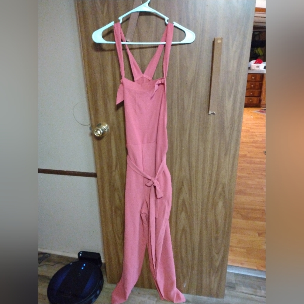 Coral jumpsuit